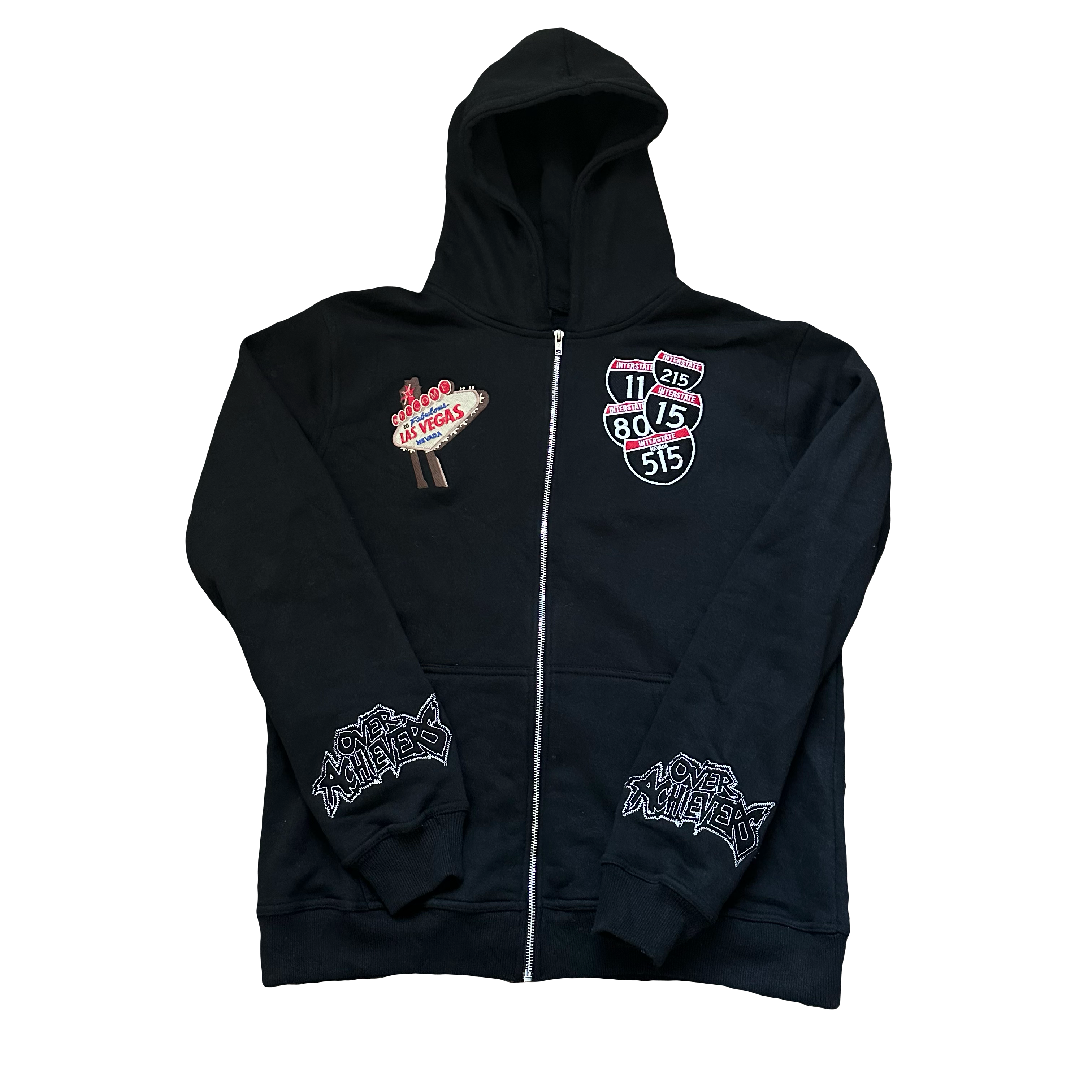 Over Achievers Las Vegas Cut and Sewn Embroidered Zip Up